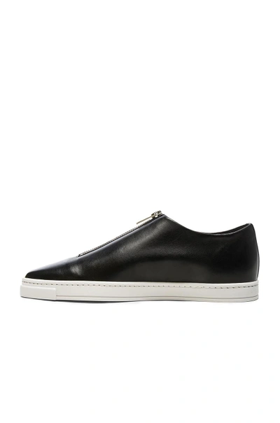 Shop Stella Mccartney Zip Loafers In Black