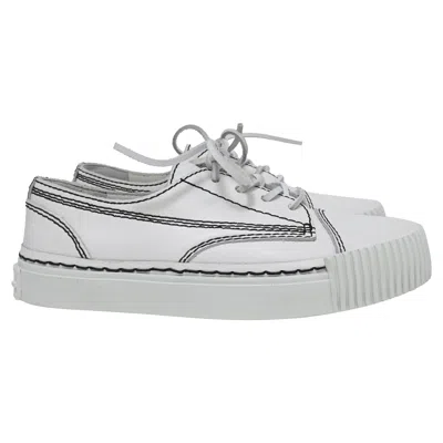 Alexander Wang Perry Low-top Trainers In White Leather
