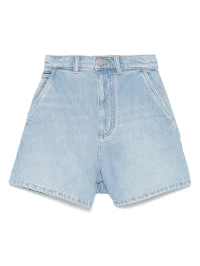 Emporio Armani Sky Blue Denim Shorts