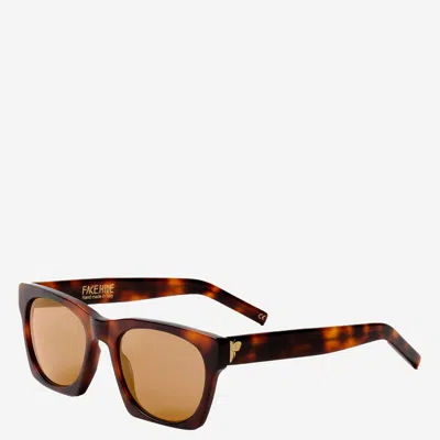 Face Hide Logo Sunglasses