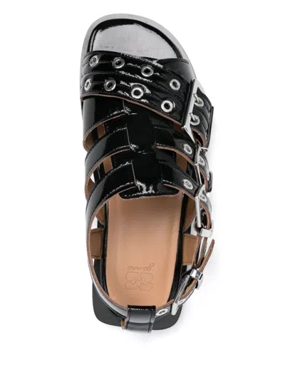 Ganni Women's Feminine Buckle Sandals