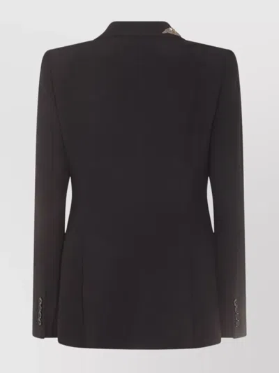 Alexander Mcqueen Embellished Padded-shoulders Blazer