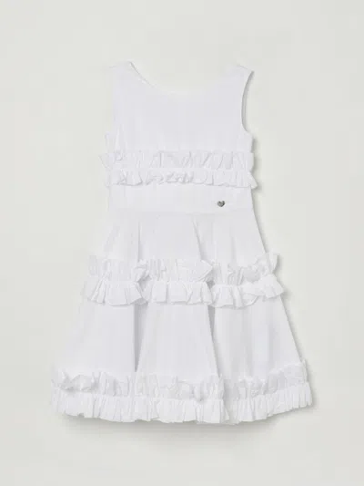 Monnalisa Popelinekleid Mit Rüschen