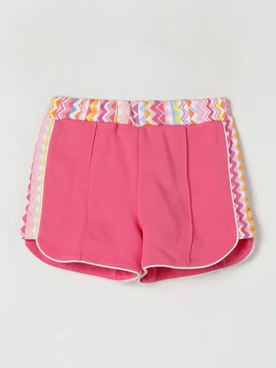 Missoni Shorts  Kids Color Fuchsia
