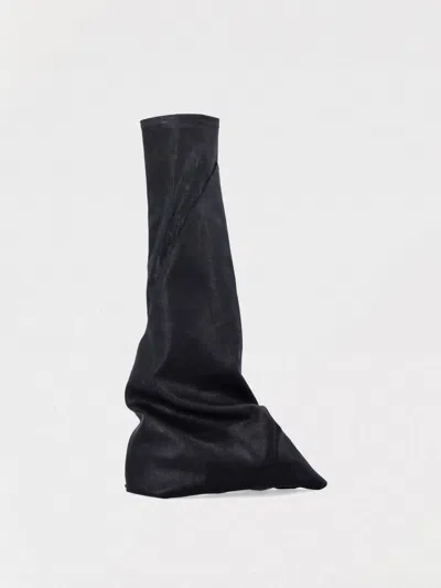 Rick Owens Drkshdw Drkshdw By Rick Owens Boot-shaped Sneakers With Shark-tooth Rubber Sole In Black