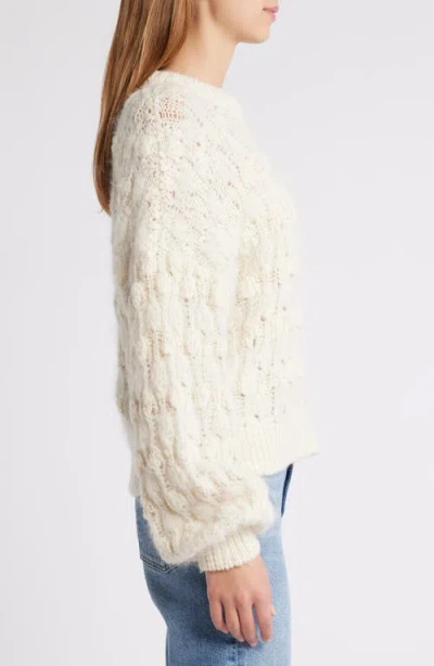 Frame Denim Popcorn Stripe Alpaca-blend Sweater