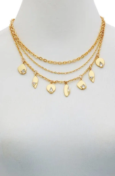 Vince Camuto Goldtone Charm Layered Necklace