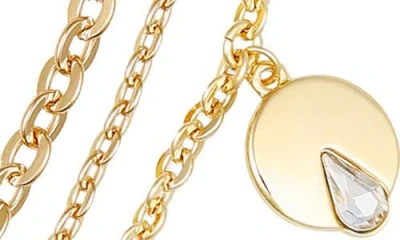 Vince Camuto Goldtone Charm Layered Necklace