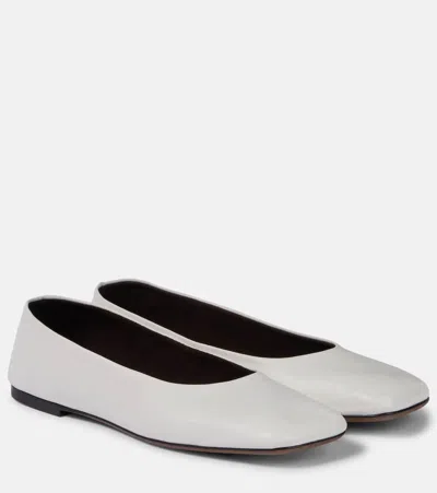 The Row Square-toe Ballet Flats
