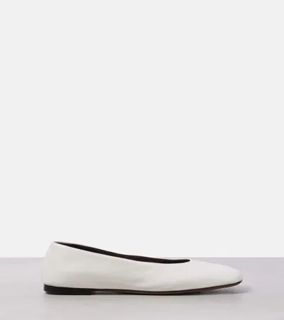 The Row Square-toe Ballet Flats