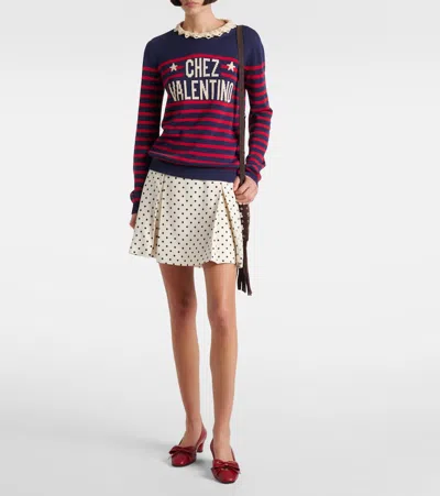 Valentino Women's Cotton Jersey | Size Small | 7b3kc67d9ke Color Bp3 In Multi