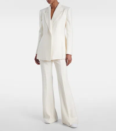 Gabriela Hearst Rhein Pressed-crease Trousers In Neutral