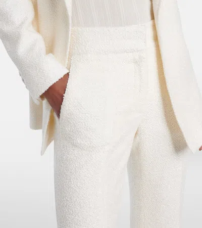 Gabriela Hearst Rhein Pressed-crease Trousers In Neutral