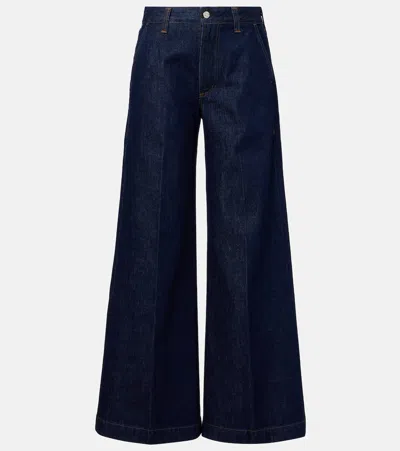 Citizen Of Humanity Womens Summit Citizens Of Humanity X Argent Beverly Bootcut-leg Mid-rise Jeans In Blue