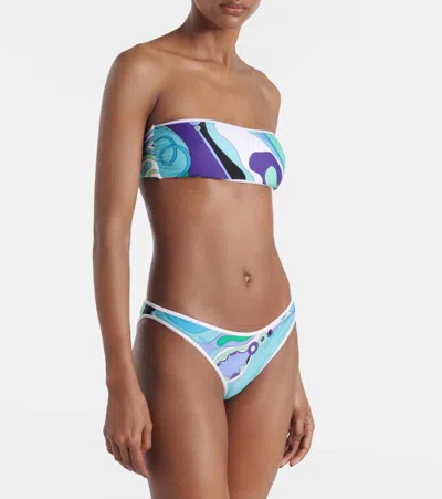 Pucci Orchidee Printed Bikini Bottoms In Multi