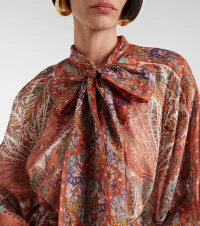 Zimmermann Layered Multicolour Dress With Paisley Patterns