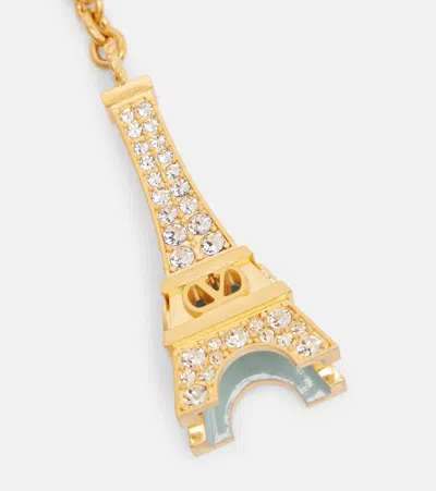 Valentino Vlogo Signature Eiffel Tower Keyring