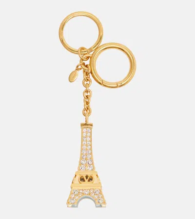 Valentino Vlogo Signature Eiffel Tower Keyring