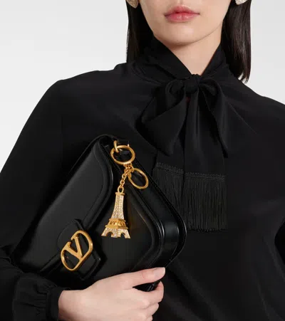Valentino Vlogo Signature Eiffel Tower Keyring