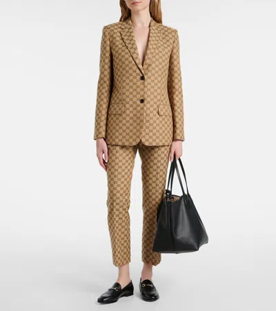 Gucci Borsa Shopping Reversibile In Pelle Nera  Donna