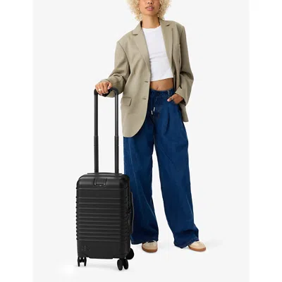 Beis Black The Small Carry-on Polycarbonate Suitcase