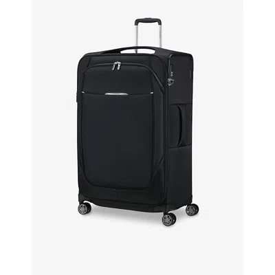 Samsonite Black Re-lite Spinner Expandable 4-wheel Polyester Suitcase 78cm