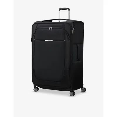 Samsonite Black Re-lite Spinner Expandable 4-wheel Polyester Suitcase 83cm