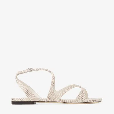 Jimmy Choo Ayla Flat In Neutral