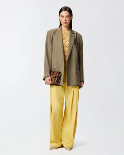 Pinko Ricordi Pants In Yellow