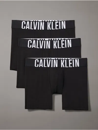 Calvin Klein Logo Briefs 3-pack In Black