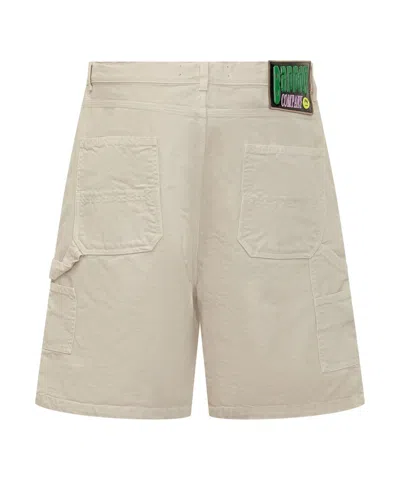 Barrow Canvas Bermuda In White