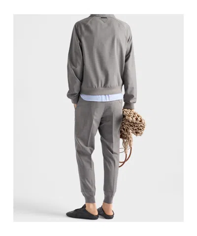 Prada Pantalone In Gray