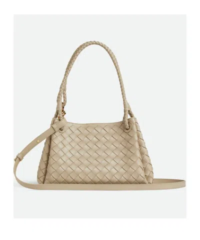 Bottega Veneta Small Parachute Intrecciato Leather Shoulder Bag