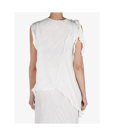 Issey Miyake Wrinkled And Twisted Top