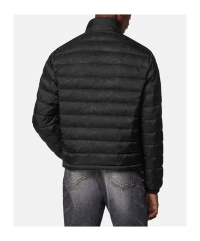 Versace Tailored Jacket With Elasticated Cuffs And Hem In Black