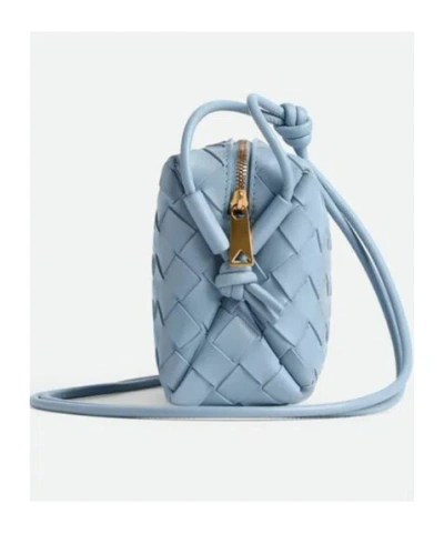 Bottega Veneta Mini Leather Intrecciato Loop Cross-body Bag