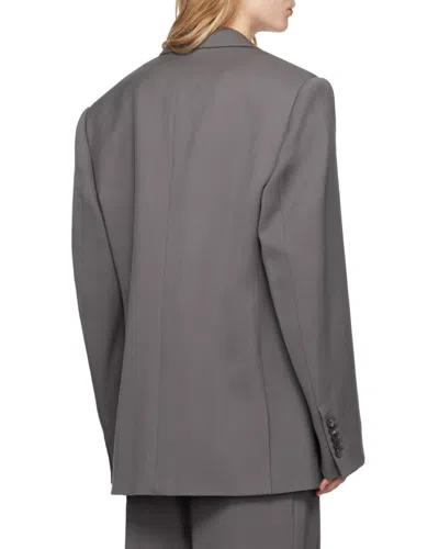 Wardrobe.nyc Single-breasted Blazer In Gray