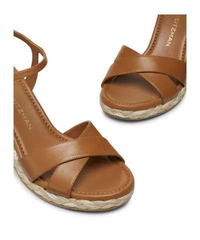 Stuart Weitzman 75mm Dayna Espadrilles In Brown