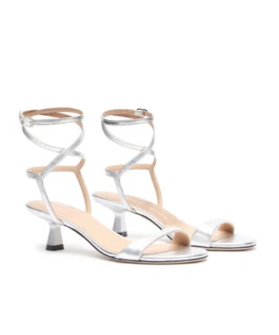 Stuart Weitzman Wrap Ankle-strap Sandals