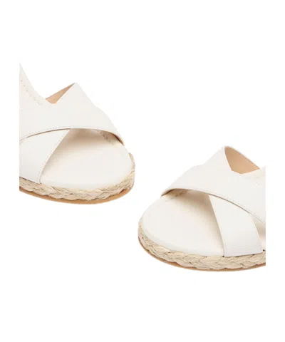 Stuart Weitzman Dayna Espadrille Wedge Sandal In Neutral