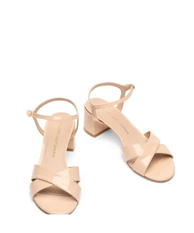 Stuart Weitzman Dayna Leather Crisscross Sandals