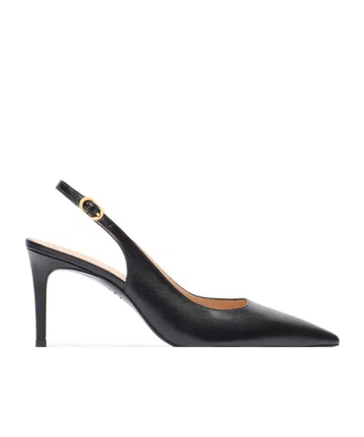 Stuart Weitzman Stuart Power 75 Pointed Toe Slingback Pump
