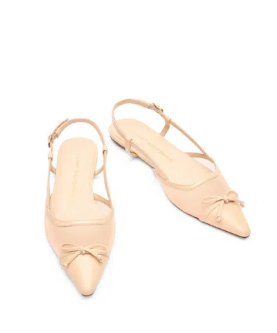 Stuart Weitzman Mesh-panel Ballet Flats