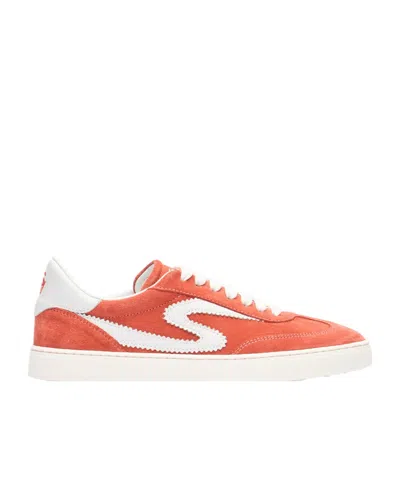 Stuart Weitzman Low Top Sneakers Contrast Stitching