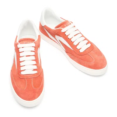 Stuart Weitzman Low Top Sneakers Contrast Stitching