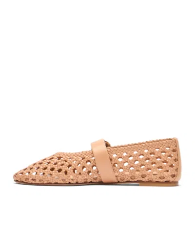Stuart Weitzman Leather Ballet Flats 'mary Jane'