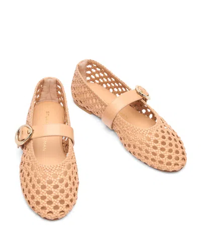 Stuart Weitzman Leather Ballet Flats 'mary Jane'