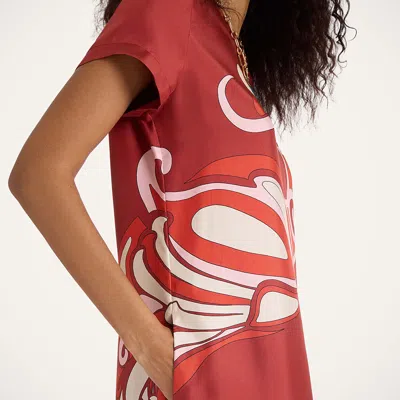 La Doublej Swing Dress In Brown