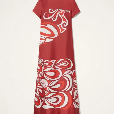 La Doublej Swing Dress In Brown