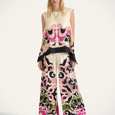 La Doublej Palazzo Pants In Multi